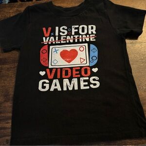 Port and Company Black Valentine's Video Game Tee